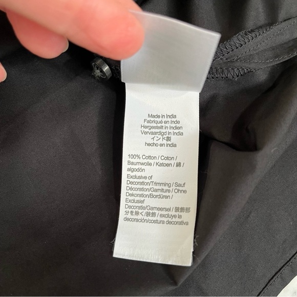 NWT J.Crew Womens Size Small Black Eyelet-Embroidered V-Neck Blouse Top Cotton - Picture 14 of 15